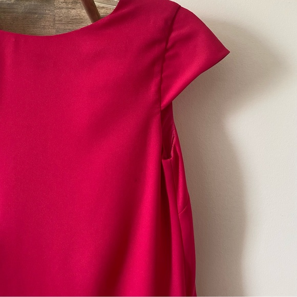 NWT CREMIEUX | Women’s Barbie Pink Short Sleeved Shift Dress with Pockets XSmall - Picture 4 of 9